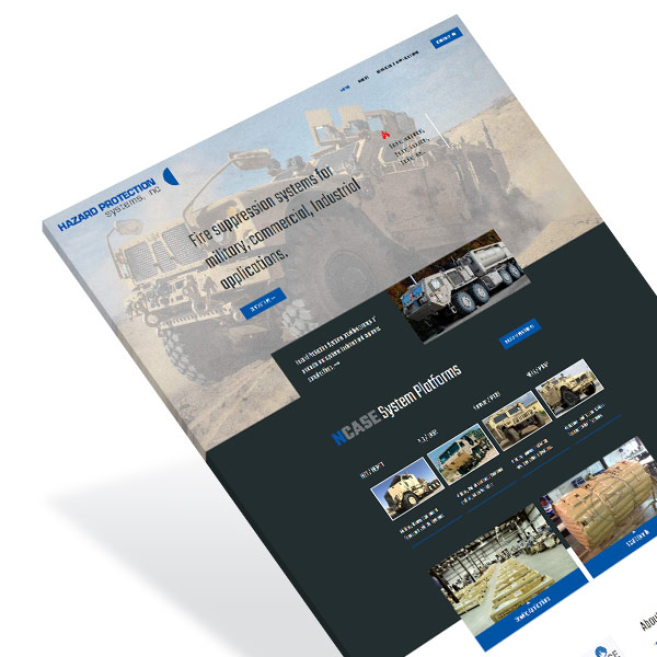 Defense Contractor Web Design